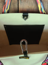 Load image into Gallery viewer, Sturdy Canvas Tote - Art Deco Webbing