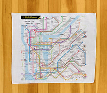 Load image into Gallery viewer, NYC subway map, pocket map of New York subway