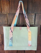 Load image into Gallery viewer, Sturdy Canvas Tote - Beach Vibes Webbing
