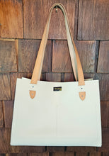 Load image into Gallery viewer, Pale Rose Gold Italian Leather Tote
