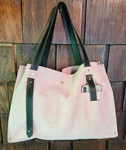 Load image into Gallery viewer, Light Pink Suede Tote
