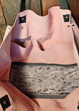 Load image into Gallery viewer, Light Pink Suede Tote
