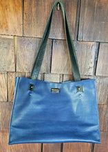 Load image into Gallery viewer, Supple Blue Leather Tote
