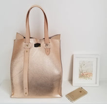 Load image into Gallery viewer, Tech Tote - Smooth Brown Leather
