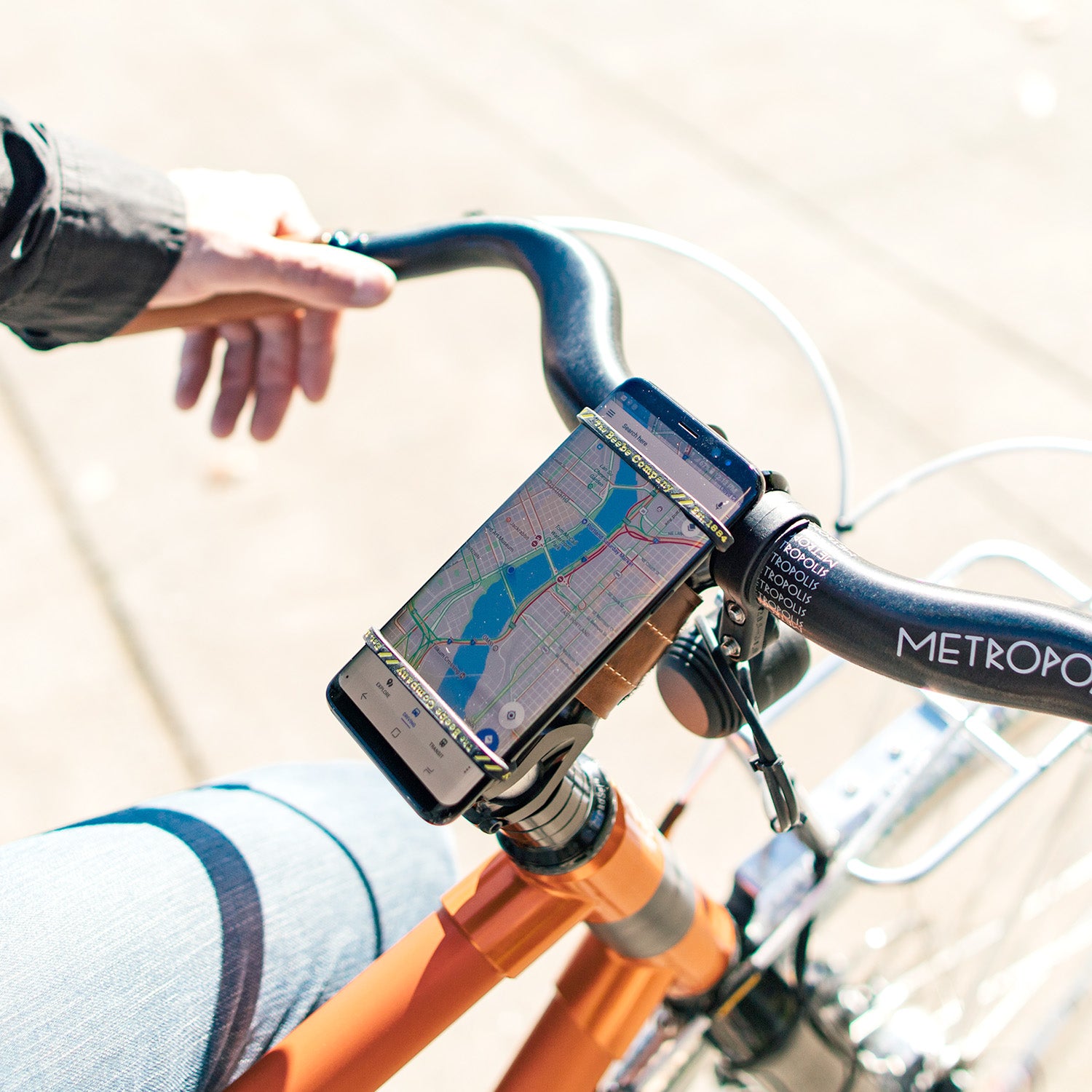 Bike / Peloton Handlebar or Frame Phone Holder Mount – The Beebe